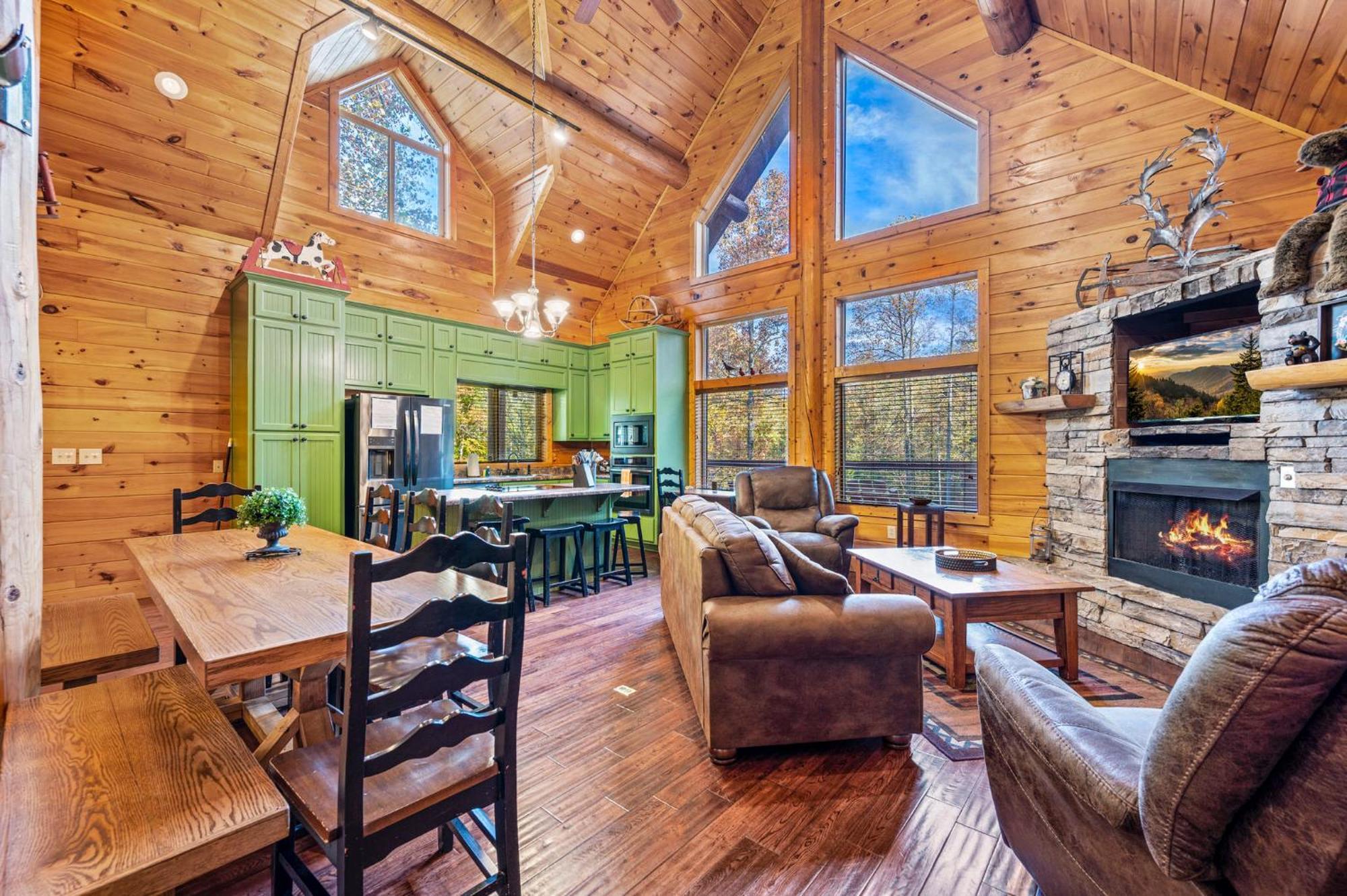 Relaxation Retreat - Pickleball Cabin - Wi-Fi, Fire Pit With Bar, Ev, Game Room, Hot Tub, Pool Access - Mins To Pf 세비어빌 외부 사진
